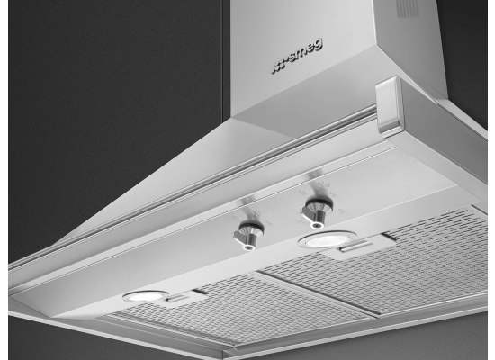 _RABAT_ | wysyłka 24H* | Okap przyścienny SMEG KD70XE stal nierdzewna | 70cm | 788 m3/h | linia CLASSICA