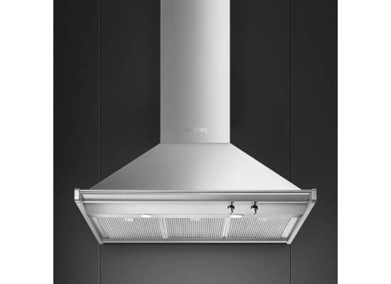 _RABAT_ | Okap przyścienny SMEG KD90HXE stal nierdzewna | 90cm | 781 m3/h | linia CLASSICA