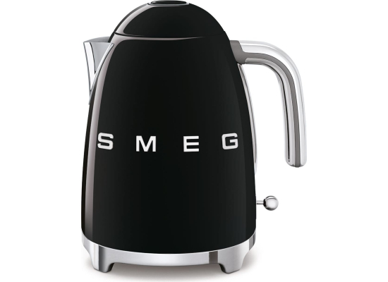 _RABAT_ | wysyłka 24H* | Czajnik SMEG KLF03BLEU czarny połysk | pojemność 1,7 l | linia 50's STYLE