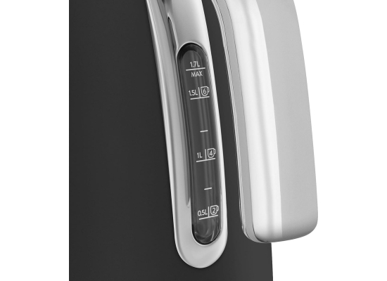 _RABAT_ | wysyłka 24H* | Czajnik SMEG KLF03BLMEU czarny mat | pojemność 1,7 l | linia 50's STYLE