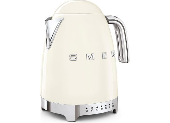 _RABAT_ | Czajnik z regulacją temperatury SMEG KLF04CREU kremowy | pojemność 1,7 l | linia 50's STYLE
