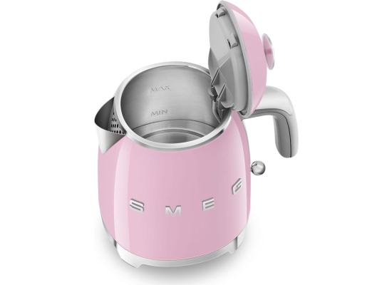 _RABAT_ | wysyłka 24H* | Czajnik SMEG MINI KLF05PKEU pastelowy róż | pojemność 0,8 l | linia 50's STYLE