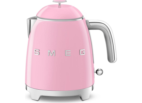 _RABAT_ | wysyłka 24H* | Czajnik SMEG MINI KLF05PKEU pastelowy róż | pojemność 0,8 l | linia 50's STYLE