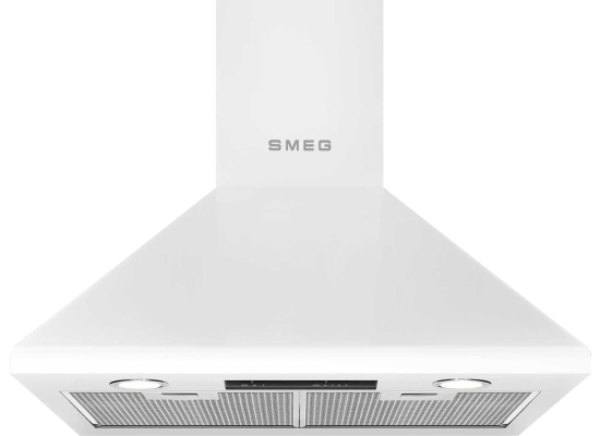 _RABAT_ | Okap przyścienny SMEG KSED65BE biały | 60cm | 593 m3/h | linia UNIVERSAL