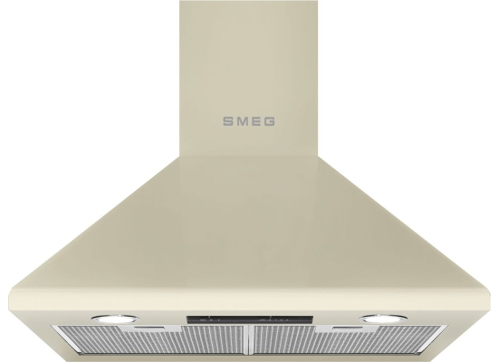 _RABAT_ | Okap przyścienny SMEG KSED65PE kremowy | 60cm | 593 m3/h | linia UNIVERSAL