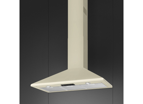 _RABAT_ | Okap przyścienny SMEG KSED95PE kremowy | 90cm | 593 m3/h | linia UNIVERSAL