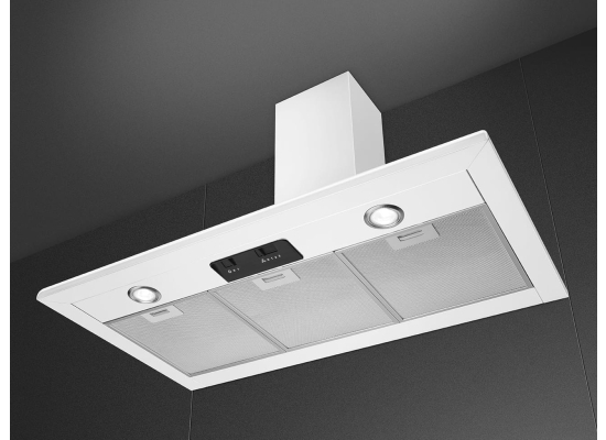 _RABAT_ | Okap przyścienny SMEG KSED95WH biały | 90cm | 588 m3/h | linia UNIVERSAL