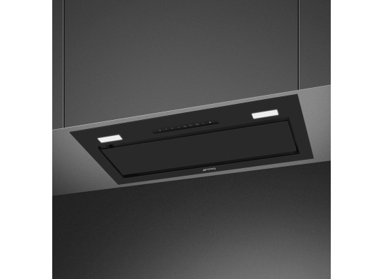 _RABAT_ | Okap do zabudowy SMEG KSG6P4MB czarny mat | 60cm | 660 m3/h | linia UNIVERSAL