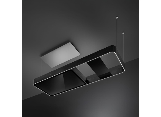 _RABAT_ | Okap wyspowy SMEG KSLS18MB czarny mat | 180cm | 650 m3/h | linia ISOLA