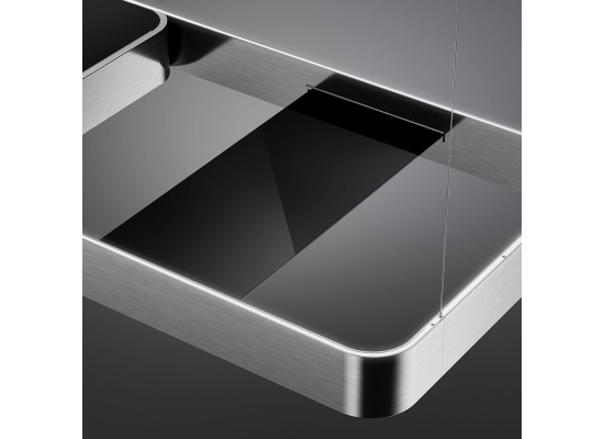 _RABAT_ | Okap wyspowy SMEG KSLS18X stal nierdzewna | 180cm | 650 m3/h | linia ISOLA