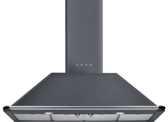 _RABAT_ | Okap przyścienny SMEG KT110GRE niebieskoszary | 110cm | 788 m3/h | linia VICTORIA