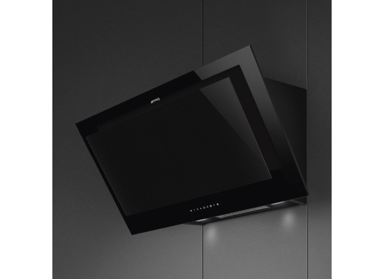 _RABAT_ | Okap przyścienny SMEG KV194B3 czarny | 90cm | 782 m3/h | linia LINEA