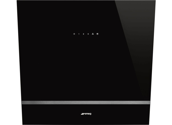 Okap przyścienny SMEG KV26N czarne szkło | 60cm | 666 m3/h | linia NOWA LINEA