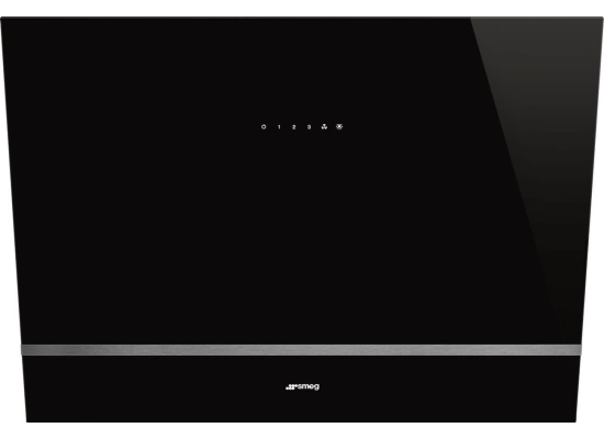Okap przyścienny SMEG KV28N czarne szkło | 80cm | 666 m3/h | linia NOWA LINEA