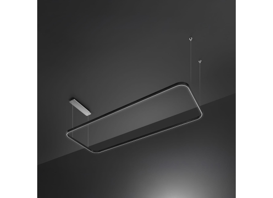 _RABAT_ | Lampa wisząca LED SMEG LSLS18MB czarny mat | 180cm | linia ISOLA