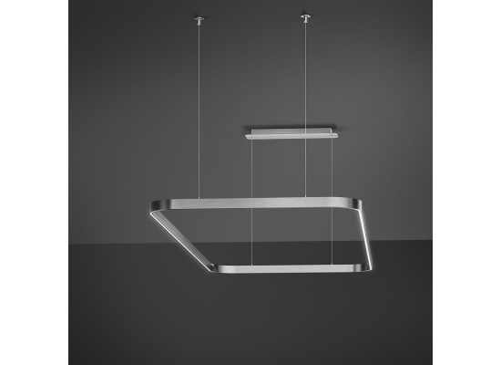 _RABAT_ | Lampa wisząca LED SMEG LSLS18X stal nierdzewna | 180cm | linia ISOLA