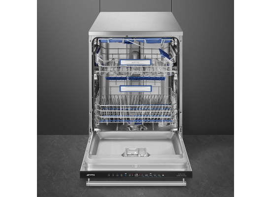 _RABAT_ | Zmywarka wolnostojąca SMEG LVS345BQSTX stal nierdzewna | 60cm | linia CLASSICA