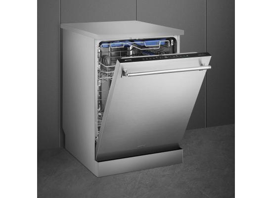 _RABAT_ | Zmywarka wolnostojąca SMEG LVS345BQSTX stal nierdzewna | 60cm | linia CLASSICA