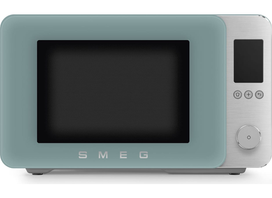 _RABAT_ | Kuchenka mikrofalowa wolnostojąca SMEG MOC02EGMEU szmaragdowy mat | Air Fry, funkcja grilla | linia COLLEZIONE