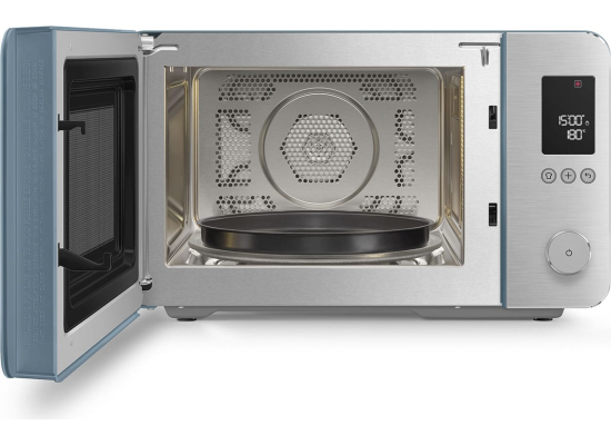 _RABAT_ | wysyłka 24H* | Kuchenka mikrofalowa wolnostojąca SMEG MOC02SBMEU storm blue mat | Air Fry, funkcja grilla | linia COLLEZIONE