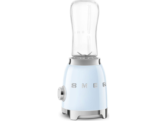 _RABAT_ | wysyłka 24H* | Blender sportowy SMEG PBF01PBEU pastelowy błękit | 2 butelki BOTTLE-TO-GO 600 ml | linia 50's STYLE