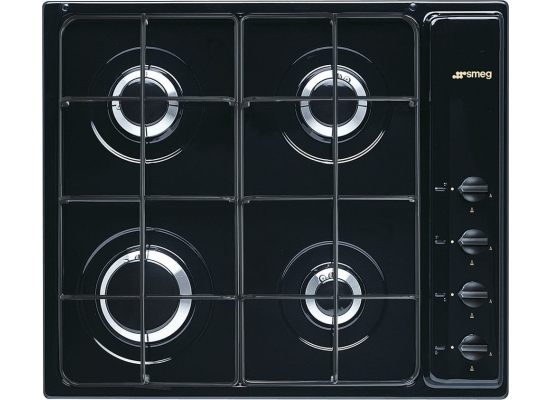_RABAT_ | Płyta gazowa SMEG S64SN czarny | linia SELEZIONE