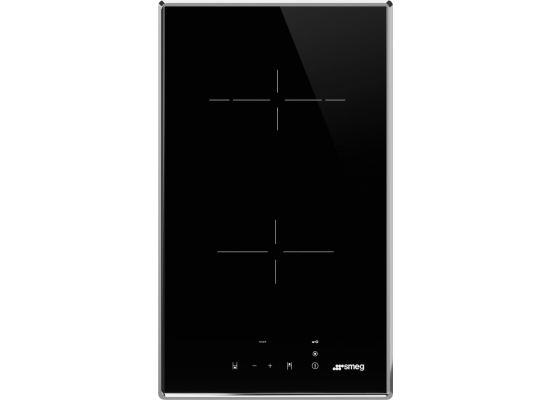 _RABAT_ | wysyłka 24H* | Płyta ceramiczna SMEG SE232TX2 czarny + ramka ze stali nierdzewnej | 30cm | linia UNIVERSAL