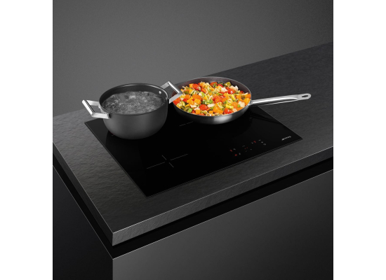 Płyta ceramiczna SMEG SE263TD1 czarne szkło | 60cm | linia UNIVERSAL