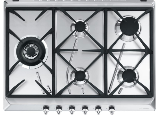 _RABAT_ | Płyta gazowa SMEG SE775GH5 stal nierdzewna | 70cm | linia CLASSICA