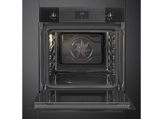 _RABAT_ | wysyłka 24H* | Piekarnik SMEG SF6100VB3 czarny | emalia Ever Clean | linia LINEA