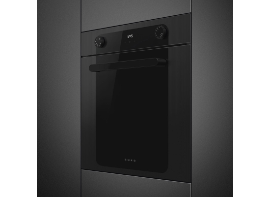 _RABAT_ | Piekarnik SMEG SF6200TB czarny | Air Fry | czyszczenie parowe | linia MUSA