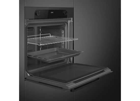 _RABAT_ | Piekarnik SMEG SF6200TB czarny | Air Fry | czyszczenie parowe | linia MUSA