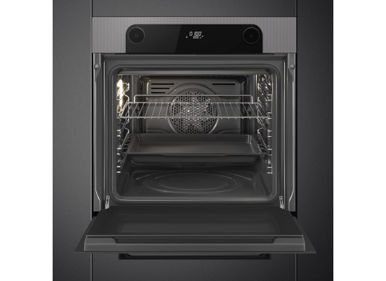 _RABAT_ | Piekarnik SMEG SF6201TS srebrny | funkcja PIZZA | czyszczenie parowe | linia MUSA