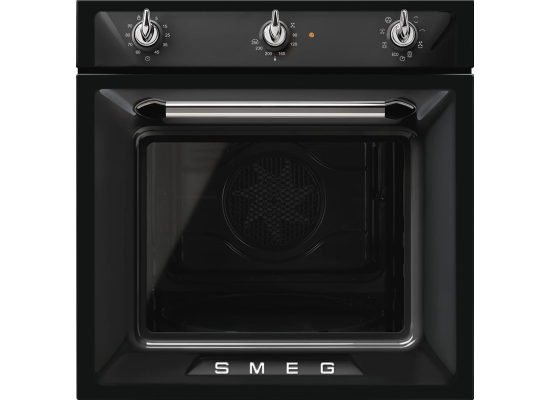_RABAT_ | wysyłka 24H* | Piekarnik SMEG SF6905N1 czarny | czyszczenie parowe | linia VICTORIA