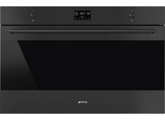 _RABAT_ | Piekarnik SMEG SF9302TN czarny | 90cm | czyszczenie parowe | linia CLASSICA