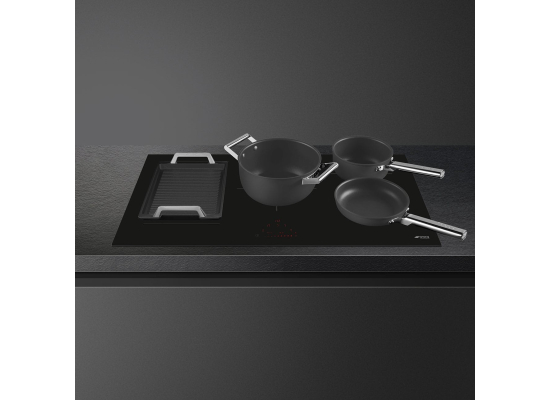 _RABAT_ | Płyta indukcyjna SMEG SI1M4954D czarne szkło | 90cm | linia UNIVERSAL