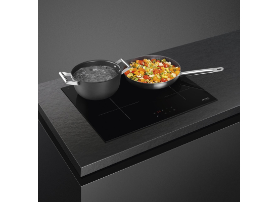 _RABAT_ | wysyłka 24H* | Płyta indukcyjna SMEG SI2641D czarne szkło | 60cm | linia UNIVERSAL