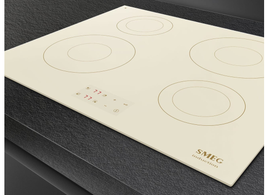_RABAT_ | Płyta indukcyjna SMEG SI2641DP kremowe szkło | 60cm | linia COLONIALE