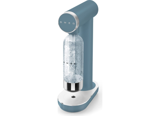 _RABAT_ | Saturator do wody SMEG SKC01SBM storm blue mat | kompatybillny z cylindrami wkręcanymi | linia COLLEZIONE