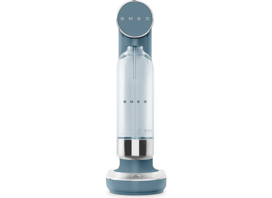 _RABAT_ | Saturator do wody SMEG SKC01SBM storm blue mat | kompatybillny z cylindrami wkręcanymi | linia COLLEZIONE