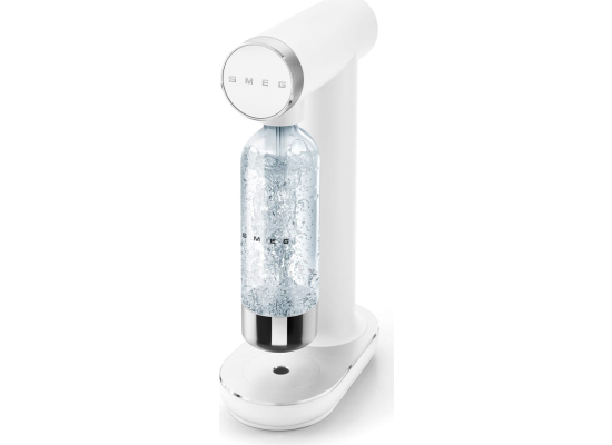 _RABAT_ | Saturator do wody SMEG SKC01WHM biały mat | kompatybillny z cylindrami wkręcanymi | linia COLLEZIONE