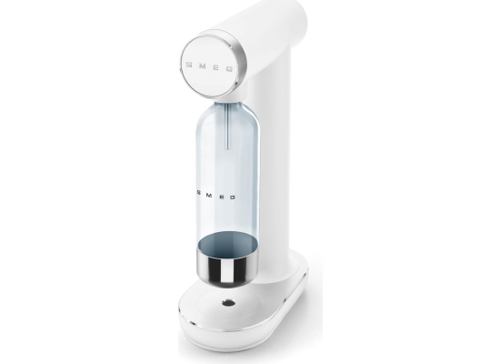 _RABAT_ | Saturator do wody SMEG SKC01WHM biały mat | kompatybillny z cylindrami wkręcanymi | linia COLLEZIONE