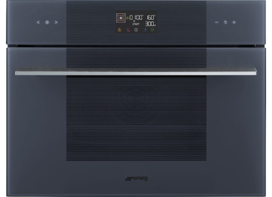 _RABAT_ | Piekarnik z funkcją mikrofali SMEG SO4102M1G neptune grey | czyszczenie parowe | linia LINEA