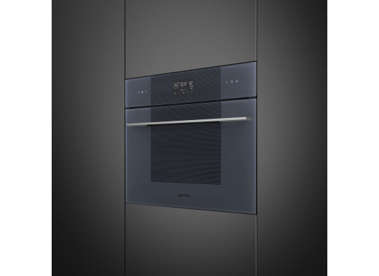 _RABAT_ | wysyłka 24H* | Piekarnik z funkcją pary SMEG SO4102S3G neptune grey | czyszczenie parowe | linia LINEA