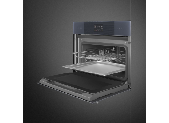 _RABAT_ | wysyłka 24H* | Piekarnik z funkcją pary SMEG SO4102S3G neptune grey | czyszczenie parowe | linia LINEA