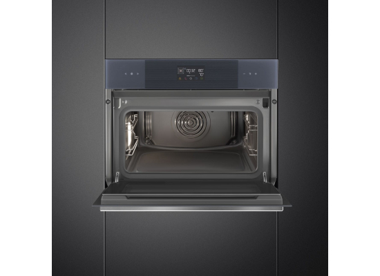 _RABAT_ | wysyłka 24H* | Piekarnik z funkcją pary SMEG SO4102S3G neptune grey | czyszczenie parowe | linia LINEA