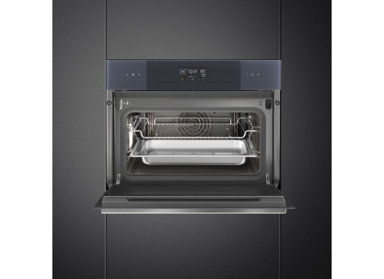 _RABAT_ | wysyłka 24H* | Piekarnik z funkcją pary SMEG SO4102S3G neptune grey | czyszczenie parowe | linia LINEA