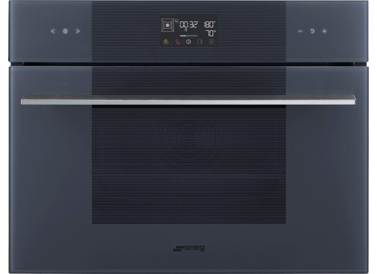 _RABAT_ | wysyłka 24H* | Piekarnik z funkcją pary SMEG SO4102S3G neptune grey | czyszczenie parowe | linia LINEA