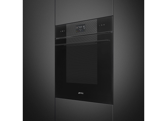 _RABAT_ | Piekarnik z funkcją pary SMEG SO6102S3PB3 czarny | czyszczenie parowe | linia LINEA