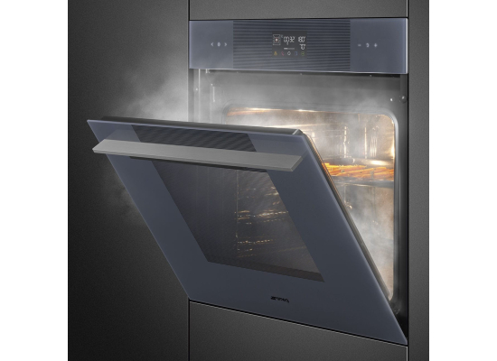 _RABAT_ | wysyłka 24H* | Piekarnik z funkcją pary SMEG SO6102S3PG neptune grey | czyszczenie parowe | linia LINEA